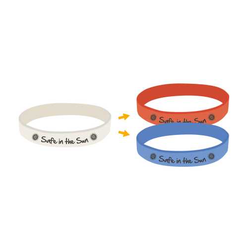 UV Printed Silicone Wristband